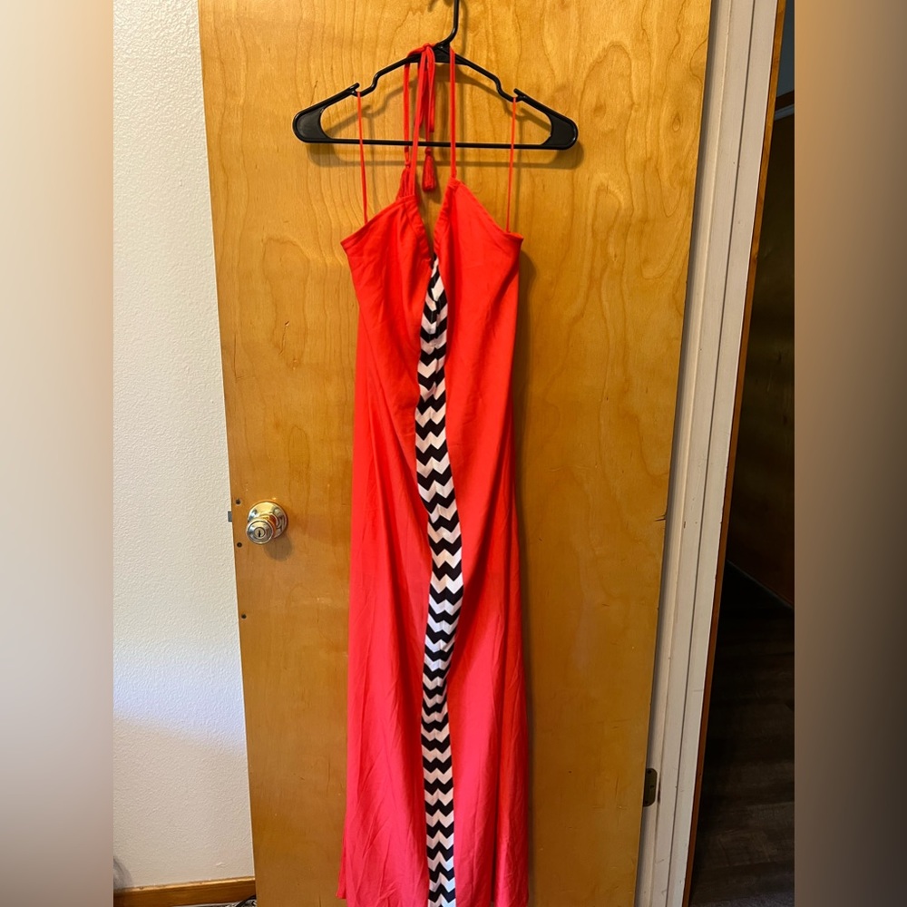 Vicki Long Dress Halter Top